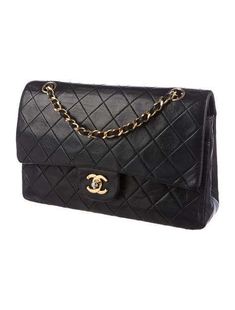 chanel double flap bag fake|Chanel vintage double flap bag.